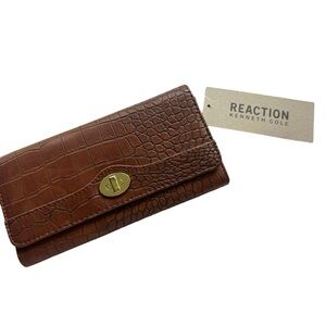 Reaction Kenneth Cole Women's Brown Wallet NWT